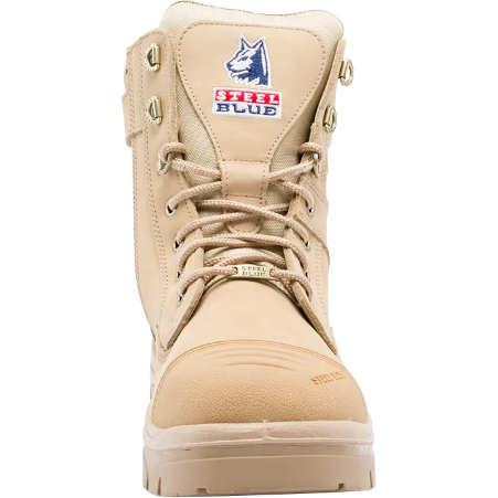 Steel Blue Men s Southern Cross Zip Steel Toe Boot Sand