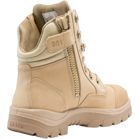 Steel Blue Men's Southern Cross 6" Side Zipper Waterproof Steel Toe Work Boot - Sand - 812961 - Overlook Boots