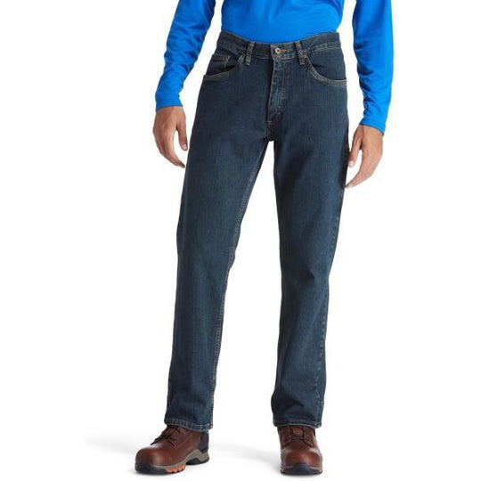 Timberland Pro Men's Grit-N-Grind Jeans Work Pant - Denim - TB0A1HYS288  - Overlook Boots