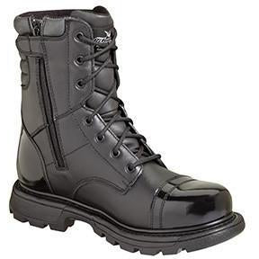 Thorogood Men's GEN-flex 8" Side Zipper Jump Tactical Boot Black 834-6888 7 / Medium / Black - Overlook Boots