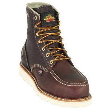 Thorogood Men's USA Made 1957 6" Moc Safety Toe WP Wedge Work Boot 804-3600  - Overlook Boots