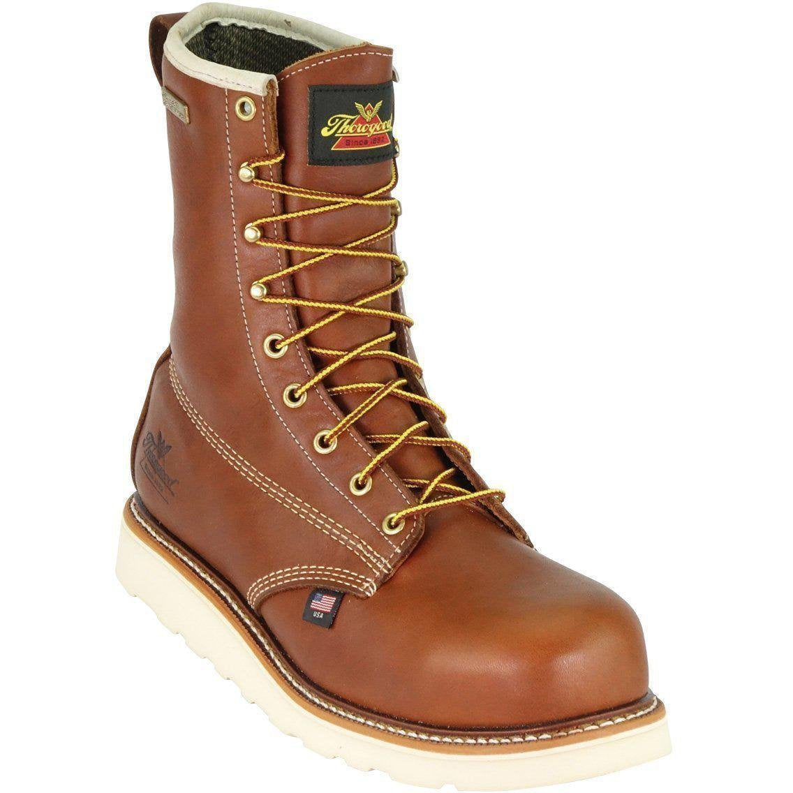 Thorogood Men's USA Made Amer Heritage 8" Comp Toe Wedge Work Boot 804-4210  - Overlook Boots