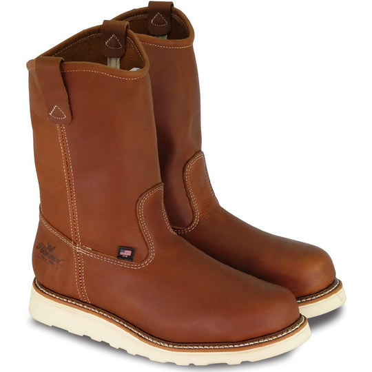Thorogood Men's USA Made Amer. Heritage Wellington Wedge Work Boot 814-4208 7.0 / Medium / Tobacco - Overlook Boots