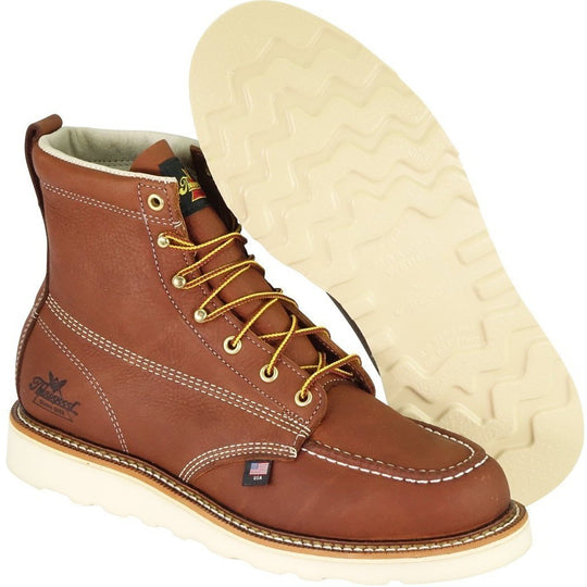 Thorogood Men's USA Made American Heritage 6"  Wedge Work Boot - 814-4200  - Overlook Boots