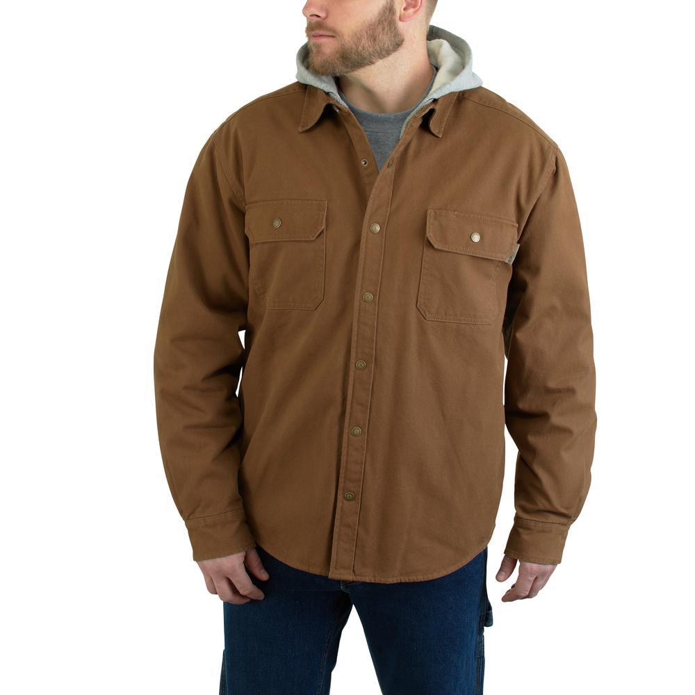Wolverine Men's Overman Work Shirt Jacket - Chestnut - W1203890-231 Medium / Chesnut - Overlook Boots