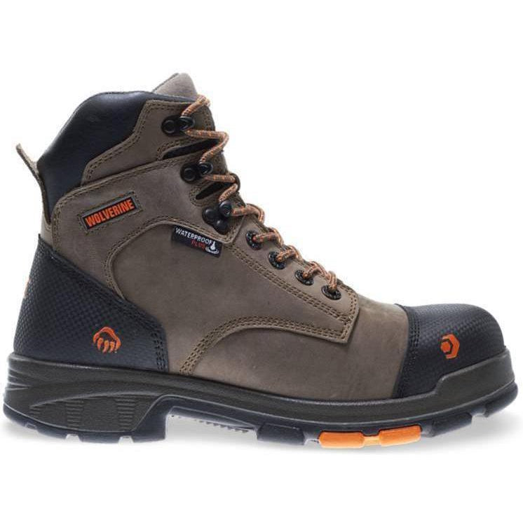 Wolverine Men's Blade LX Safety Toe Waterproof Work Boot - Brown - W10