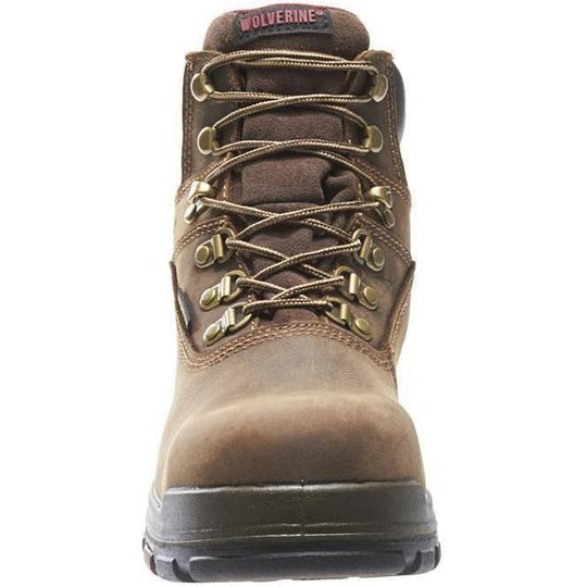 Wolverine Men's Cabor EPX 6" Composite Toe Waterproof Work Boot - Brown - W10314 - Overlook Boots