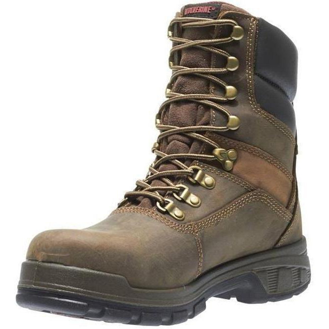 Wolverine Men's Cabor EPX 8" Comp Toe WP Work Boot - Brown - W10316  - Overlook Boots