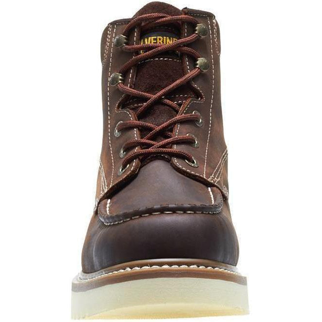 Wolverine Men's Loader 6" Wedge Work Boot - Brown - W10744  - Overlook Boots