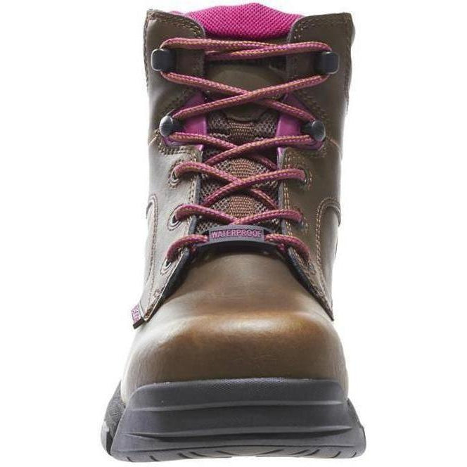 Wolverine Women's Merlin 6" Comp Toe WP EH Work Boot - Brown - W10383  - Overlook Boots