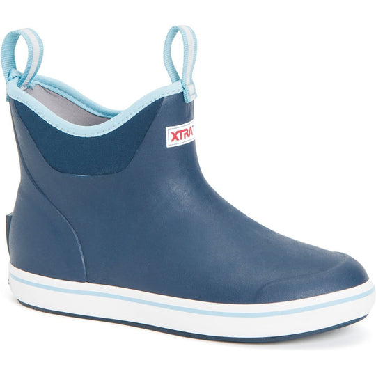 Xtratuf Women's 6" Ankle Deck Waterproof Boot - Navy - XWAB-201 5.0 / Navy - Overlook Boots