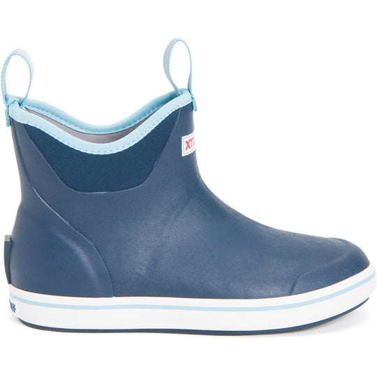 Xtratuf Women's 6" Ankle Deck Waterproof Boot - Navy - XWAB-201 - Overlook Boots