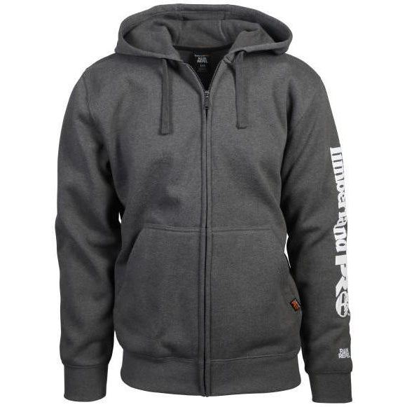 Timberland Pro Men's HHS Full-Zip Work Hoodie - Charcoal - TB0A235XAB0  - Overlook Boots