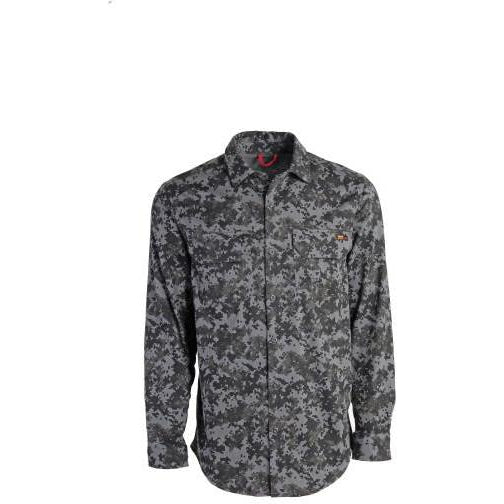Timberland Pro Men's FR Cotton Core Work Shirt - Black Print - TB0A236VT51 Small / Black - Overlook Boots